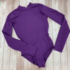 Baltogs BT5254C Eggplant Strappy Back Leotard-Medium Child (MC)